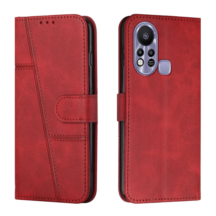 Stitching Calf Texture Buckle Leather Phone Case — view 45