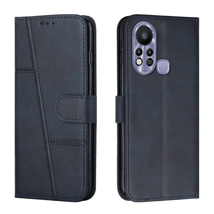 Stitching Calf Texture Buckle Leather Phone Case — view 46