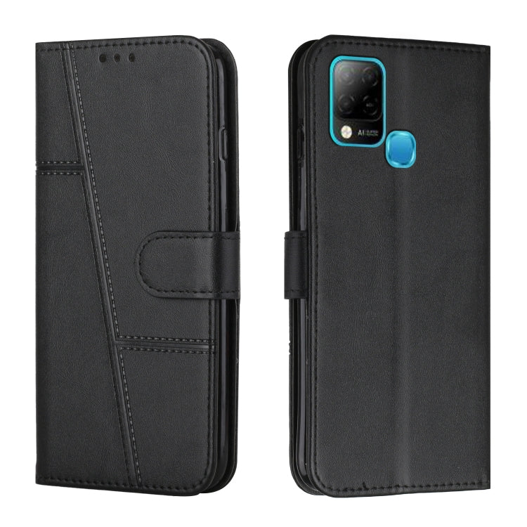 Stitching Calf Texture Buckle Leather Phone Case — view 49