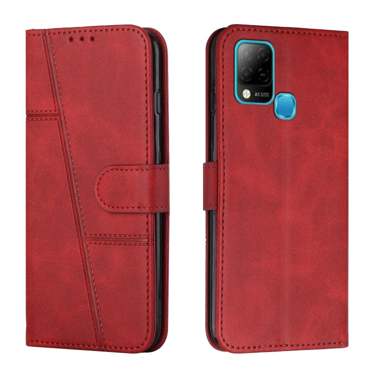 Stitching Calf Texture Buckle Leather Phone Case — view 51
