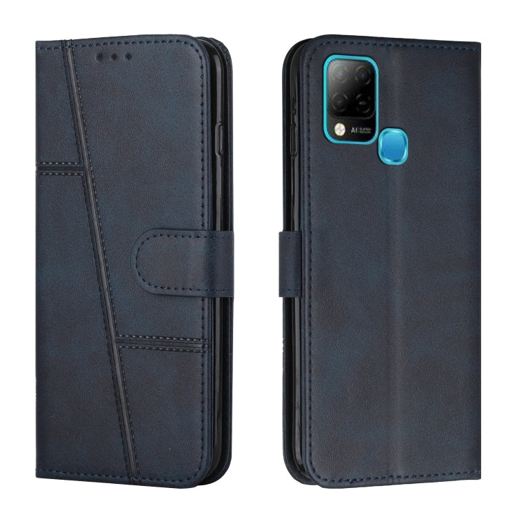 Stitching Calf Texture Buckle Leather Phone Case — view 52