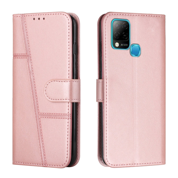 Stitching Calf Texture Buckle Leather Phone Case — view 53