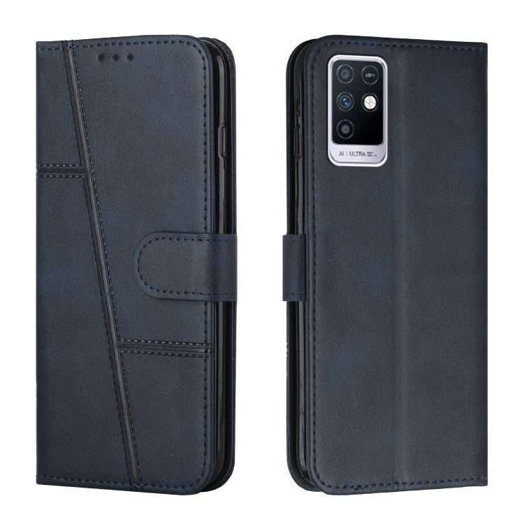 Stitching Calf Texture Buckle Leather Phone Case — view 58