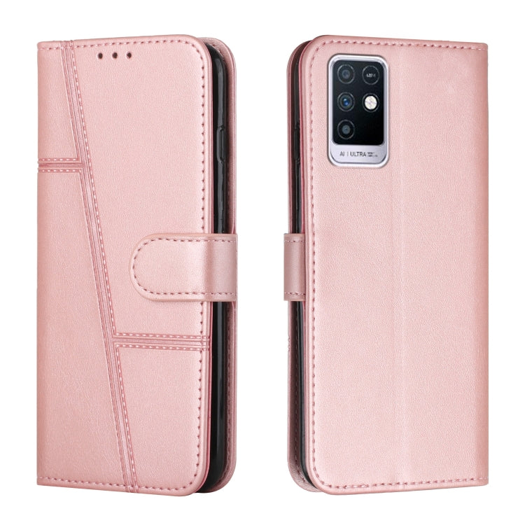 Stitching Calf Texture Buckle Leather Phone Case — view 59