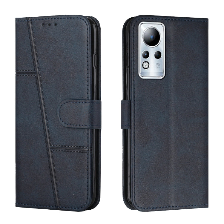 Stitching Calf Texture Buckle Leather Phone Case — view 10