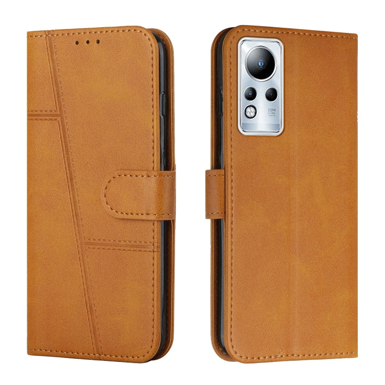 Stitching Calf Texture Buckle Leather Phone Case — view 12