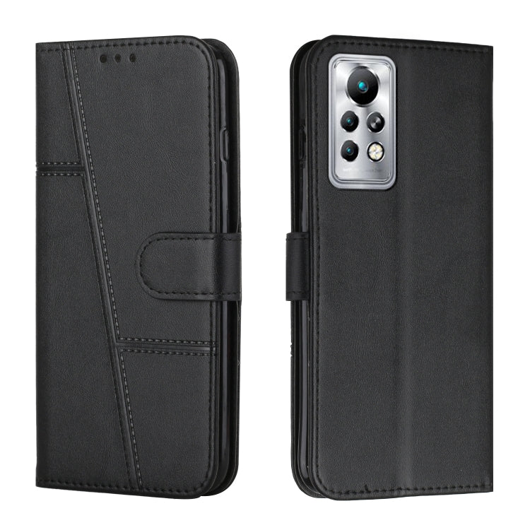 Stitching Calf Texture Buckle Leather Phone Case — view 13