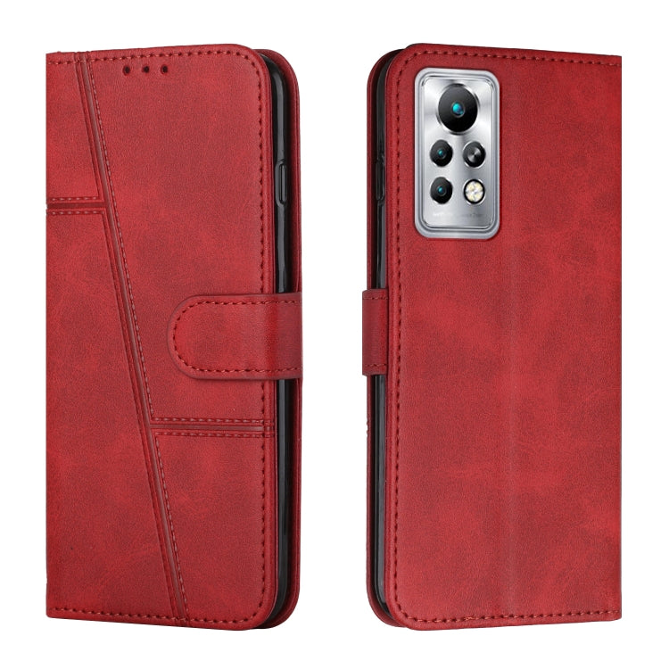 Stitching Calf Texture Buckle Leather Phone Case — view 15