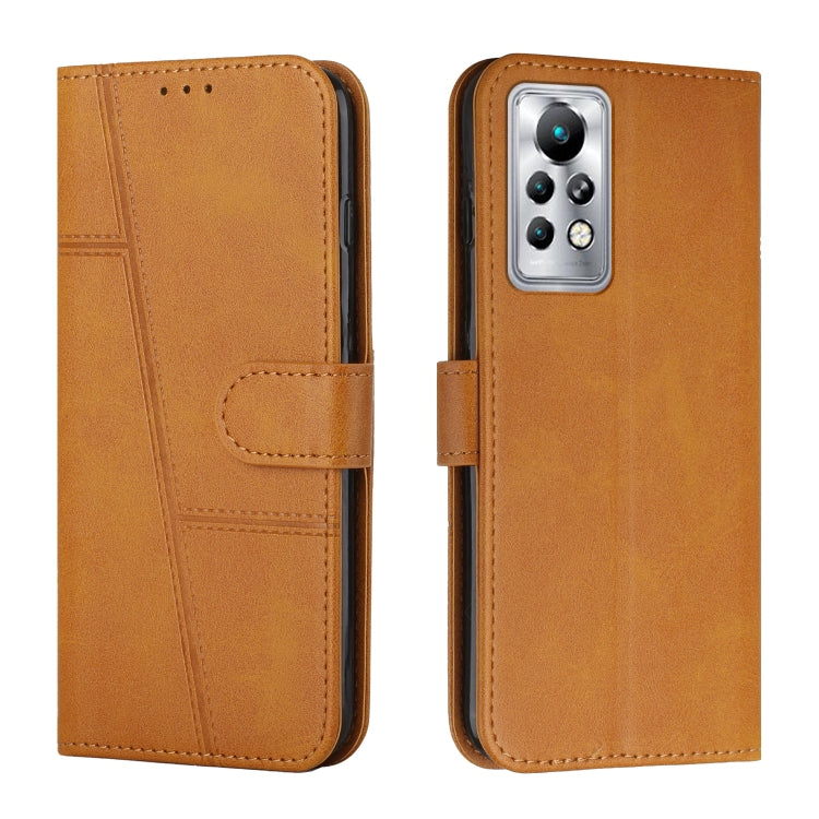 Stitching Calf Texture Buckle Leather Phone Case — view 18