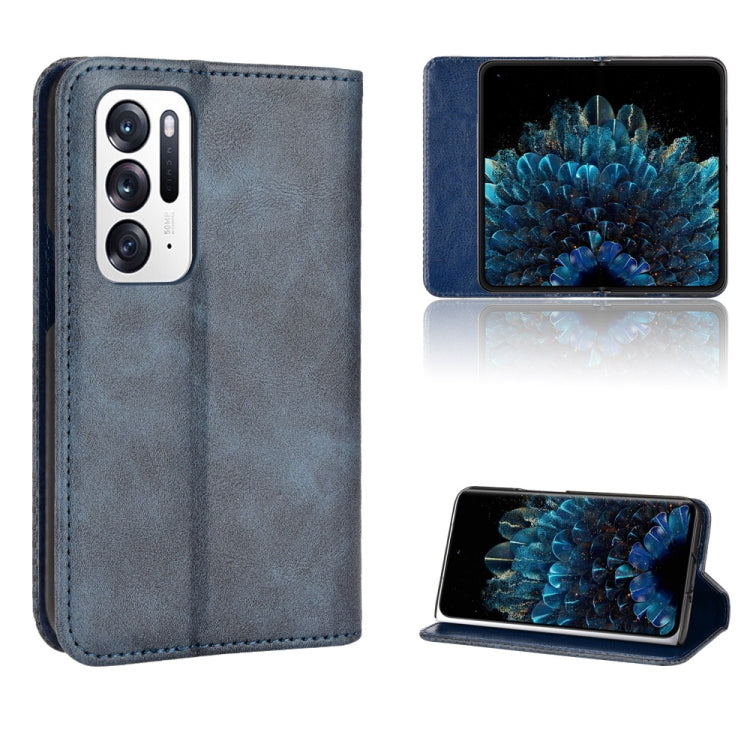 Magnetic Buckle Retro Texture Leather Phone Case — For Honor 60