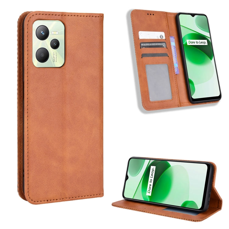 Magnetic Buckle Retro Texture Leather Phone Case — view 32