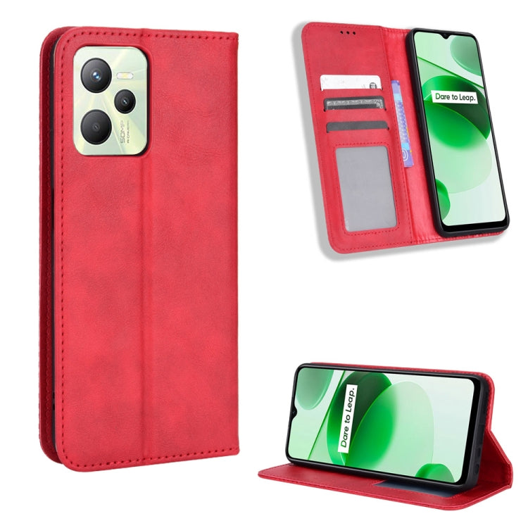 Magnetic Buckle Retro Texture Leather Phone Case — view 34
