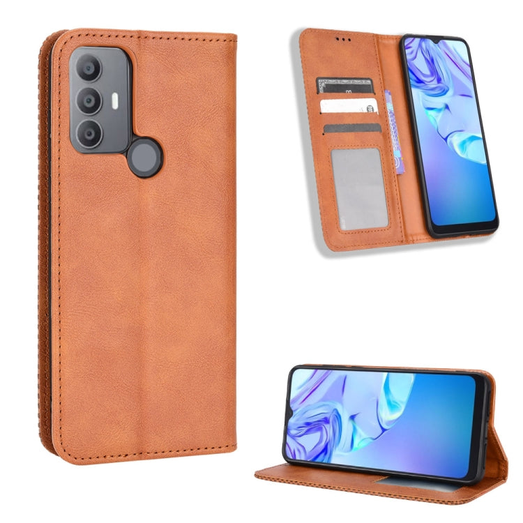 Magnetic Buckle Retro Texture Leather Phone Case — view 36