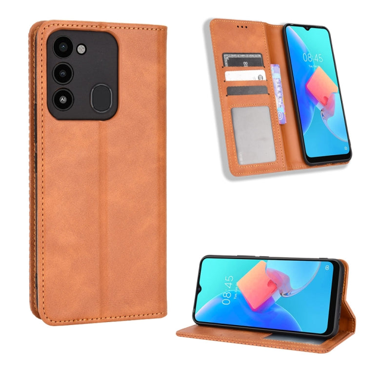 Magnetic Buckle Retro Texture Leather Phone Case — view 44