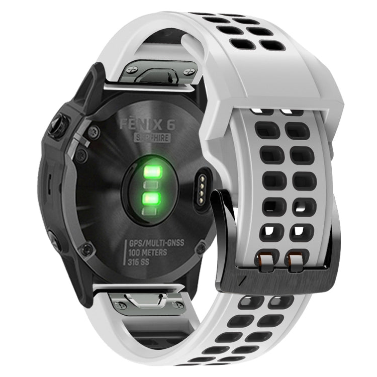 Quick Release Double Row Silicone Watchband