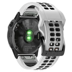 Quick Release Double Row Silicone Watchband