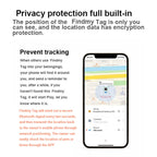 Findmy Tag Special Shape Smart Bluetooth Anti- lost Alarm Locator Tracker