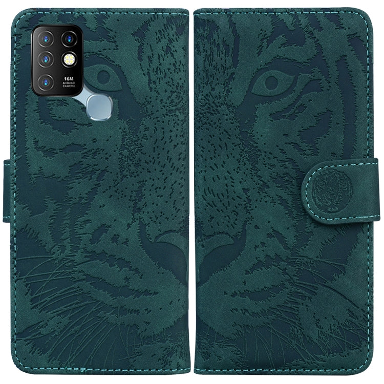 Tiger Embossing Pattern Horizontal Flip Leather Phone Case — For Infinix Note 11