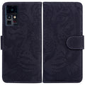 Tiger Embossing Pattern Horizontal Flip Leather Phone Case