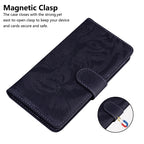 Tiger Embossing Pattern Horizontal Flip Leather Phone Case — Brown