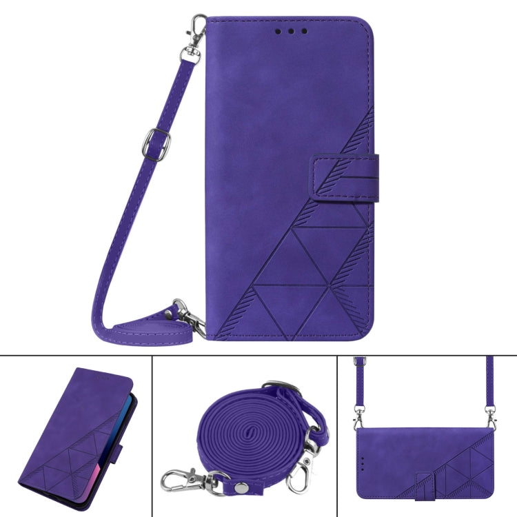 Crossbody 3D Embossed Flip Leather Phone Case — view 16