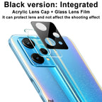 imak Integrated Rear Camera Lens Tempered Glass Film with Lens Cap Black Version