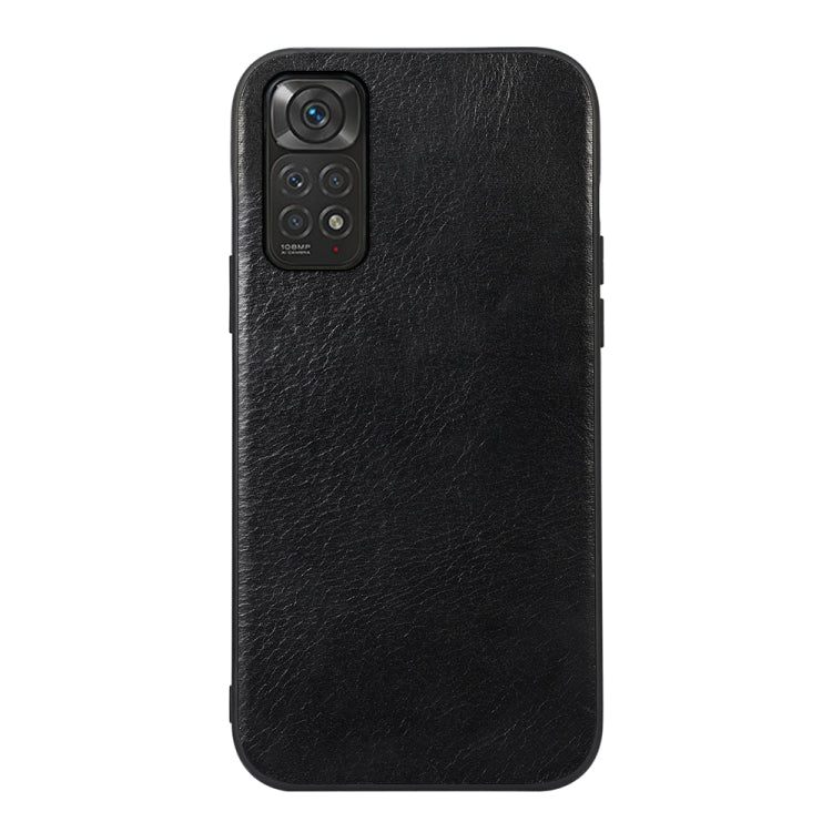 Genuine Leather Double Color Crazy Horse Phone Case
