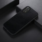 Genuine Leather Double Color Crazy Horse Phone Case