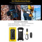 Ulefone Back Clip Phone Case with Carabiner, For Ulefone Power Armor 15