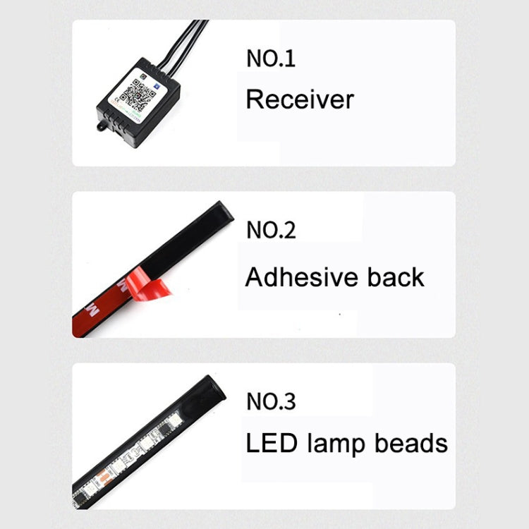 Car Modification Symphony Voice Control LED Chassis Lights