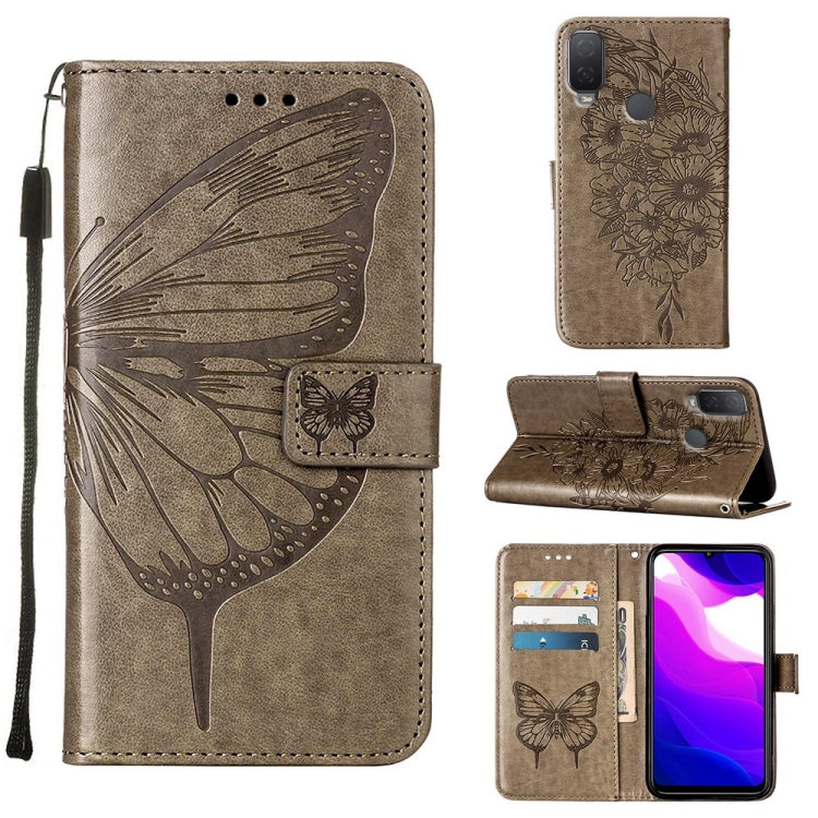 Embossed Butterfly Leather Phone Case