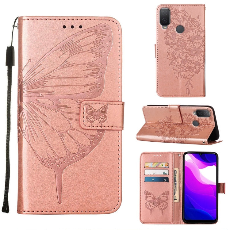 Embossed Butterfly Leather Phone Case