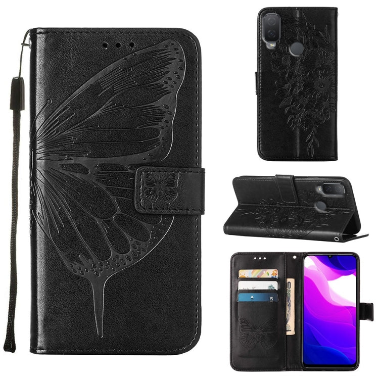 Embossed Butterfly Leather Phone Case