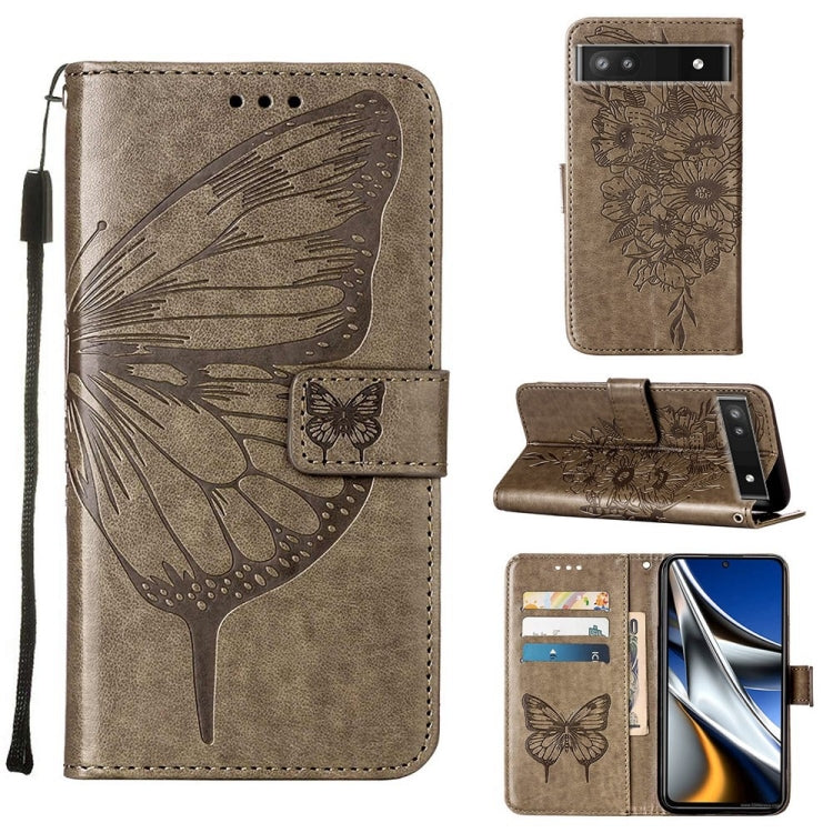 Embossed Butterfly Leather Phone Case