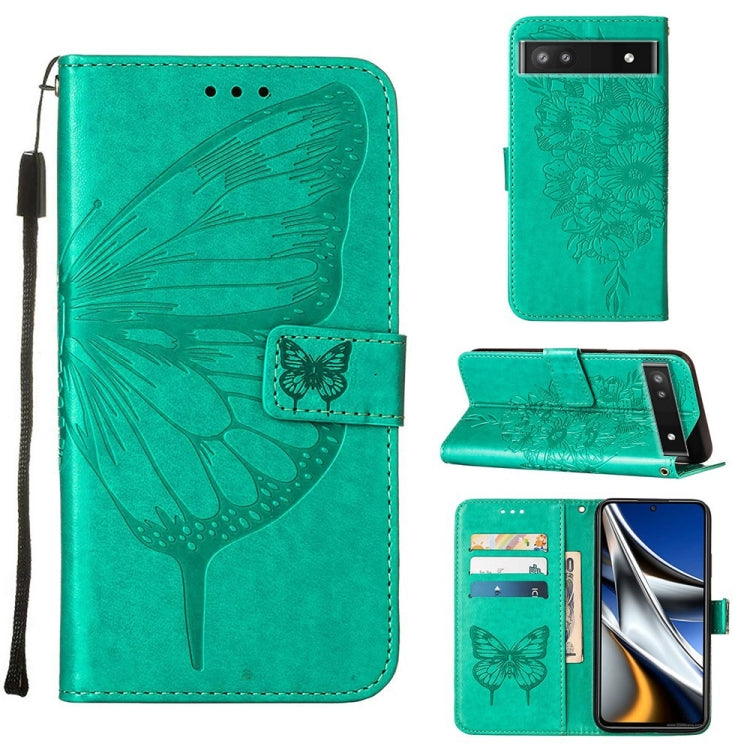 Embossed Butterfly Leather Phone Case