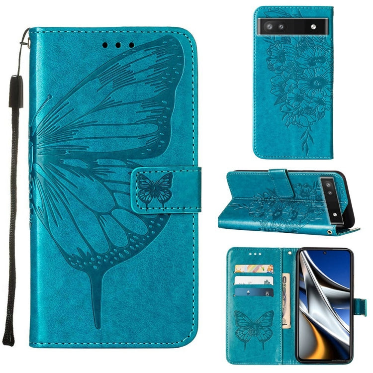 Embossed Butterfly Leather Phone Case