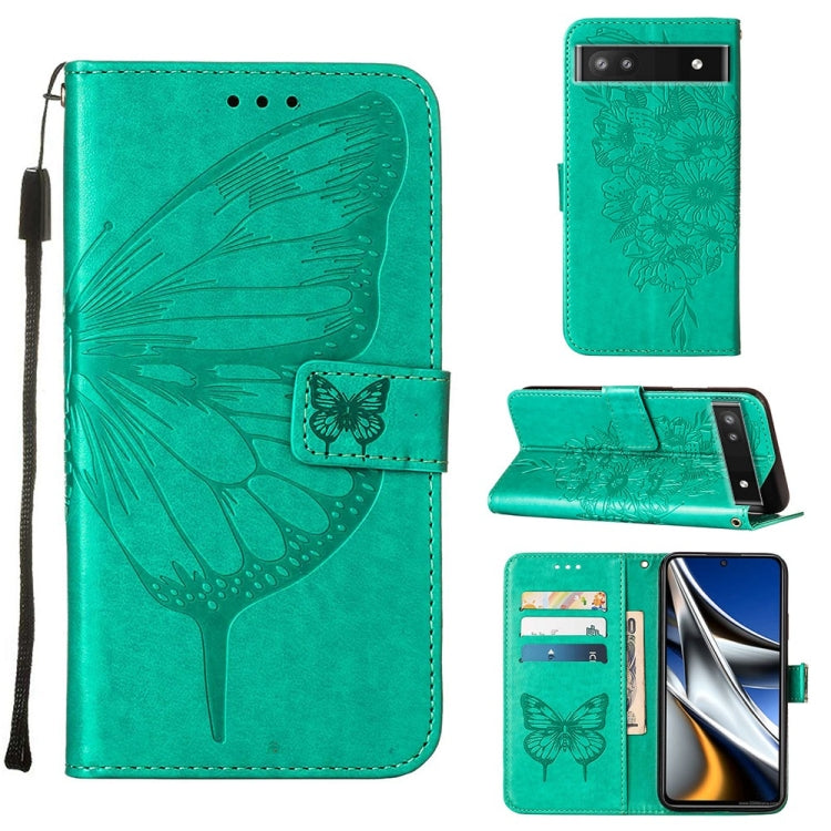 Embossed Butterfly Leather Phone Case