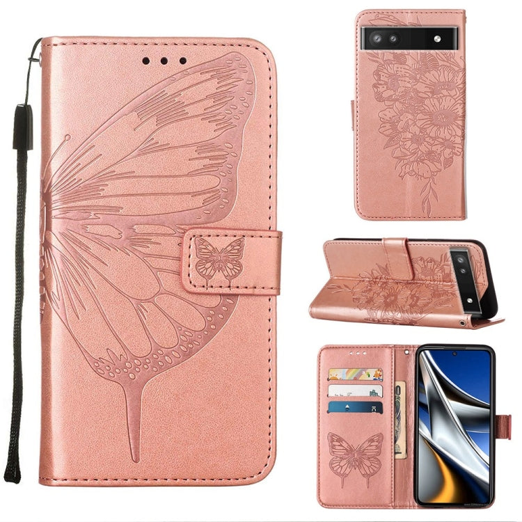 Embossed Butterfly Leather Phone Case