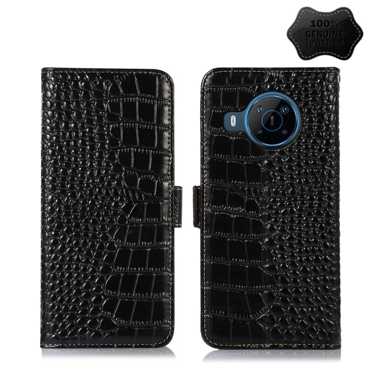 Crocodile Top Layer Cowhide Leather Phone Case, For Alcatel 1B 2022, For Samsung Galaxy M33 5G
