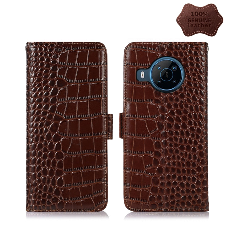 Crocodile Top Layer Cowhide Leather Phone Case, For Alcatel 1B 2022, For Samsung Galaxy M33 5G