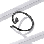S925 Sterling Silver Mysterious Snake Women Ring