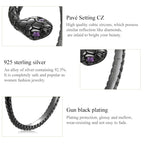 S925 Sterling Silver Mysterious Snake Women Ring