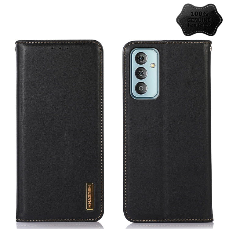 KHAZNEH Nappa Top Layer Cowhide Leather Phone Case, For Alcatel 1B 2022, For Samsung Galaxy M33 5G