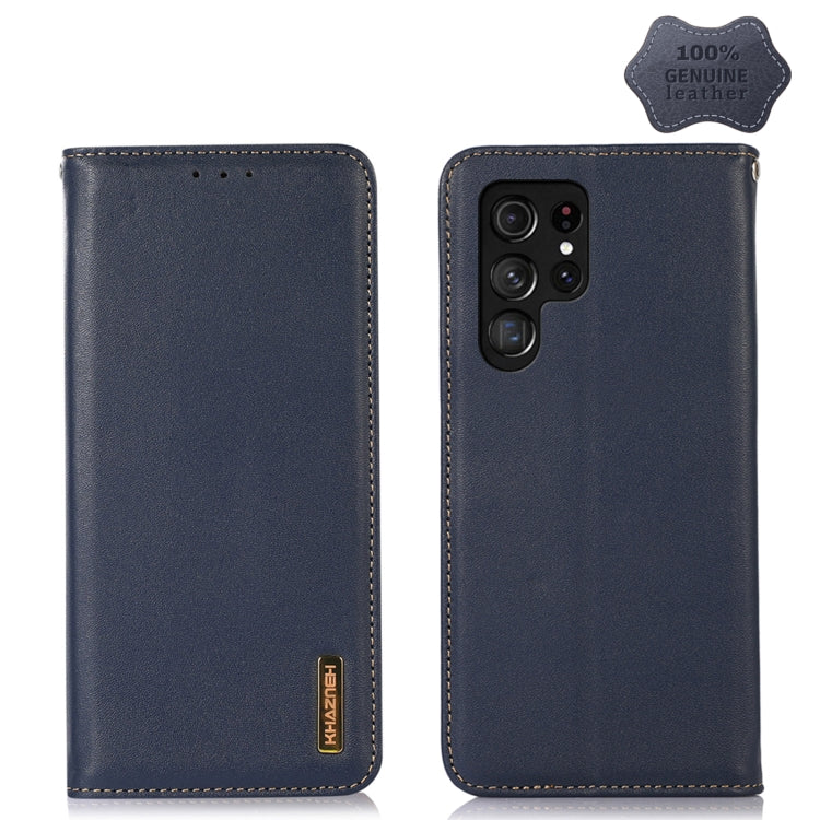 KHAZNEH Nappa Top Layer Cowhide Leather Phone Case, For Alcatel 1B 2022, For Samsung Galaxy M33 5G