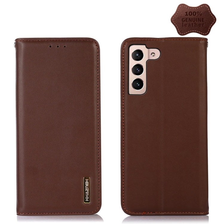 KHAZNEH Nappa Top Layer Cowhide Leather Phone Case, For Alcatel 1B 2022, For Samsung Galaxy M33 5G