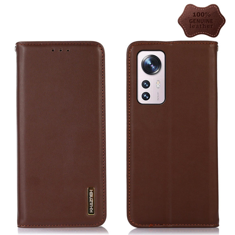 KHAZNEH Nappa Top Layer Cowhide Leather Phone Case, For Alcatel 1B 2022, For Samsung Galaxy M33 5G
