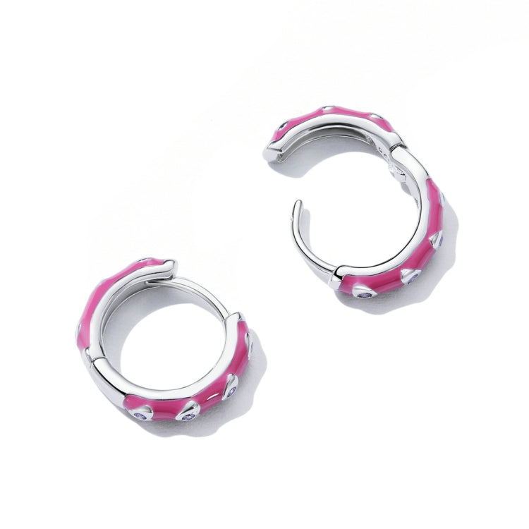 S925 Sterling Silver Heart Ear Buckle Women Earrings
