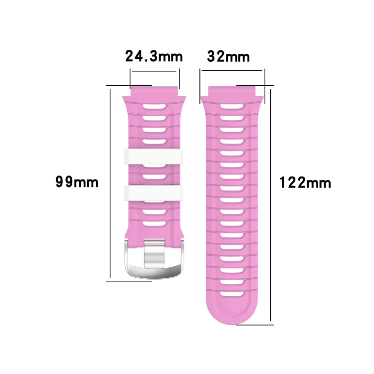 Two-color Steel Buckle Watch Band