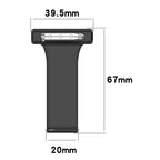 Silicone Nurse Brooch Watch Band