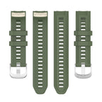 Silicone Stainless Steel Buckle Watch Band